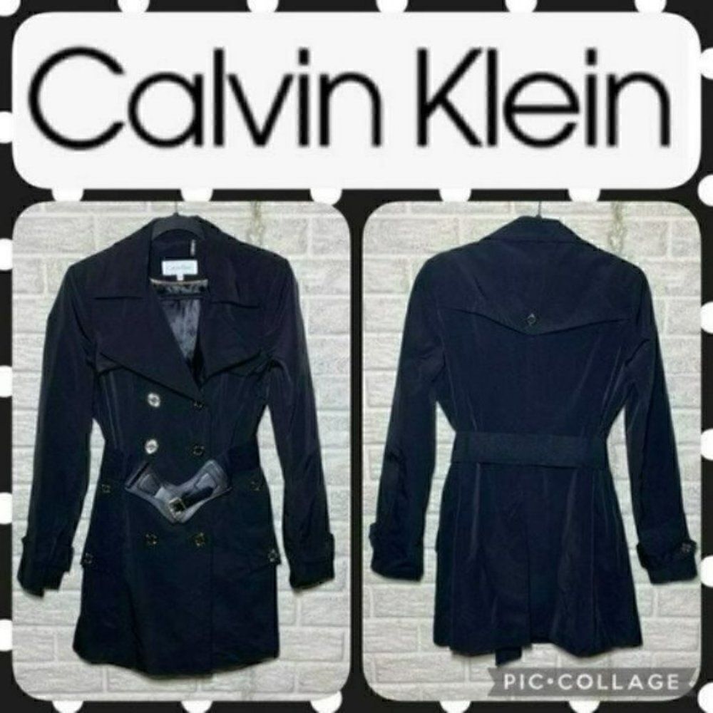 Calvin Klein belted jacket Women's Size Small